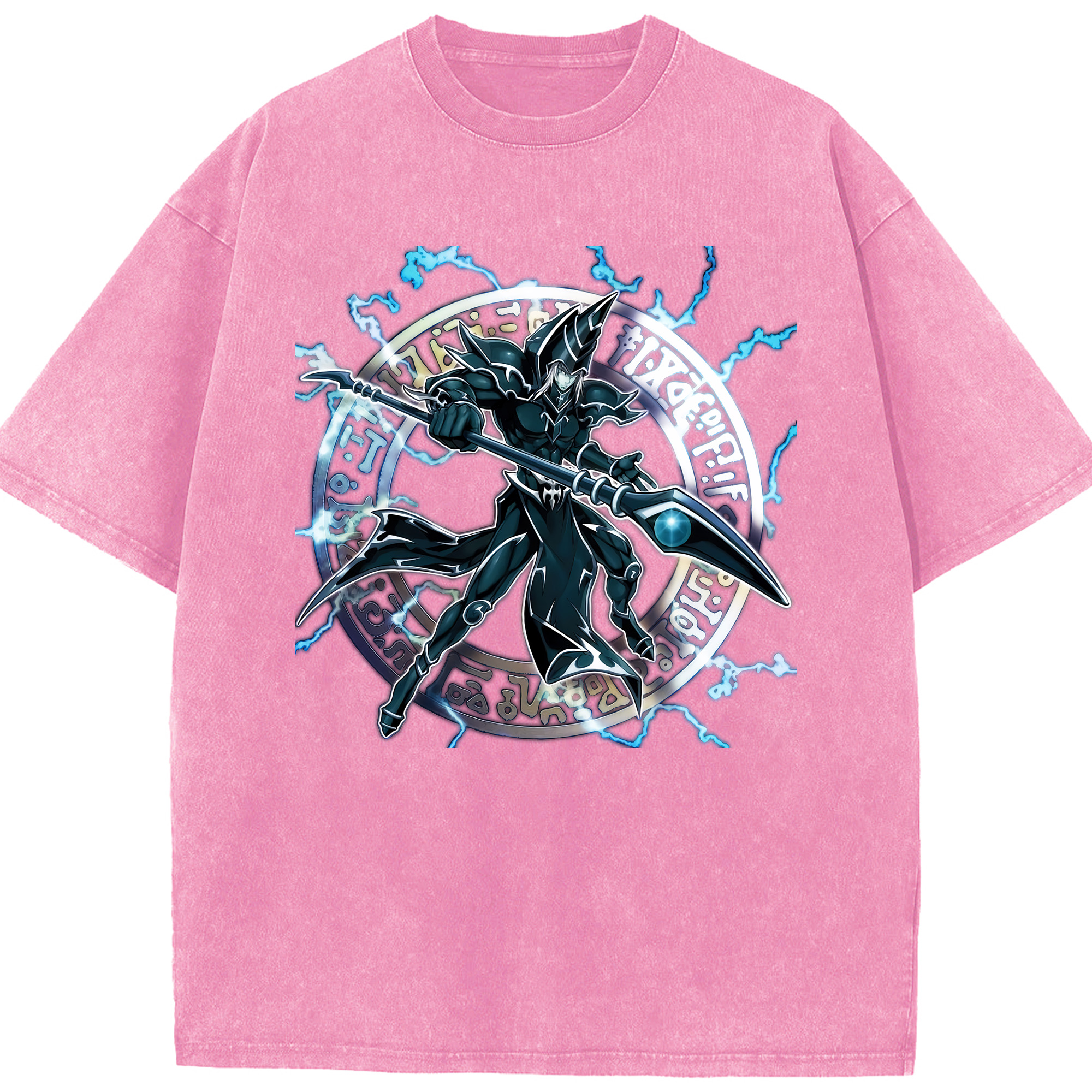 （画像用） 遊☆戯☆王 Yu-Gi-Oh! 綿100% ヴィンテージ風 半袖Tシャツ（フロントプリント）